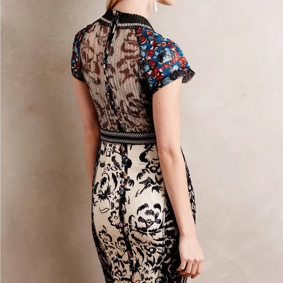 ANTHROPOLOGIE Beguile Byron LARS Margot Pencil Dress multicolored - Picture 5 of 17
